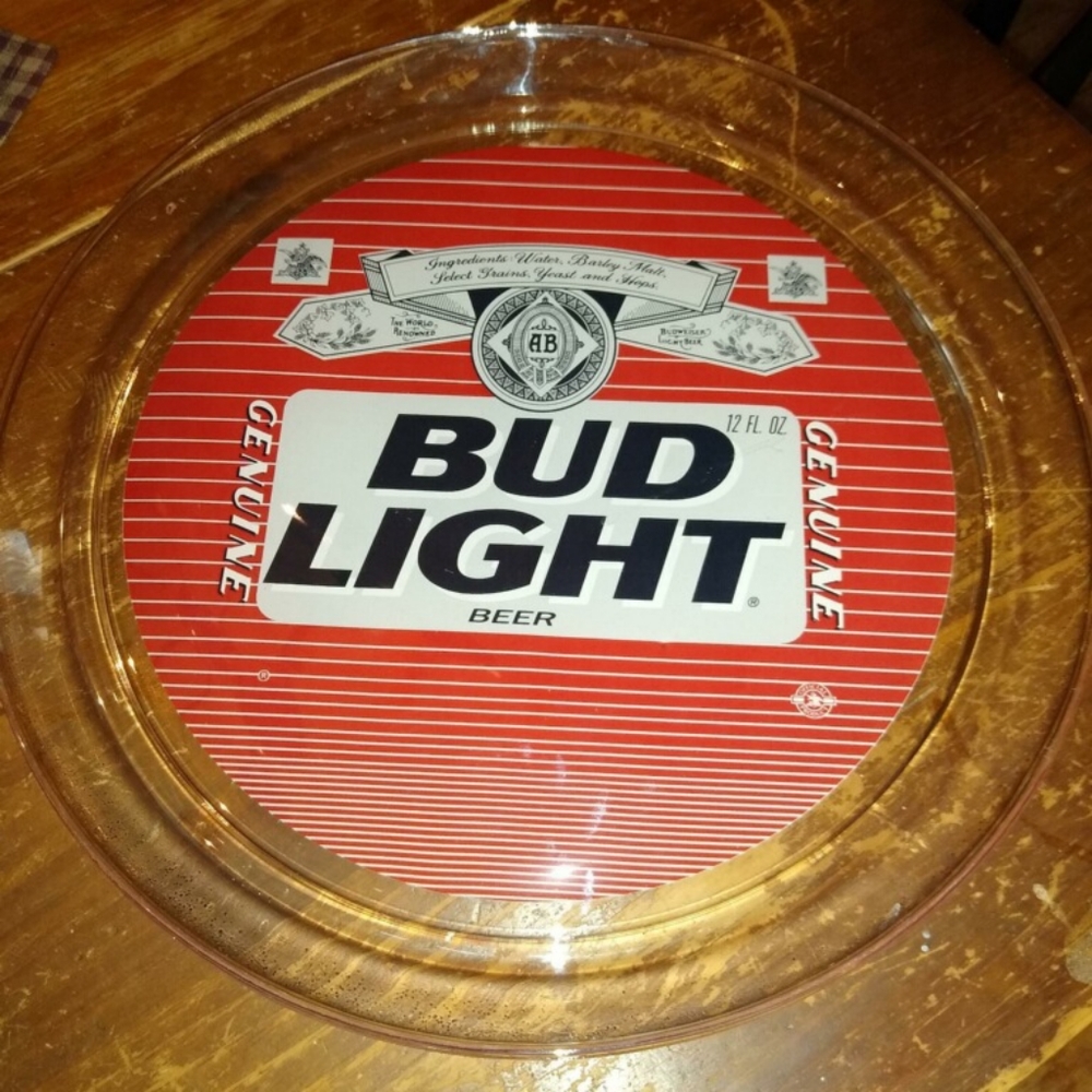 RARE VINTAGE BUDWEISER BUD LIGHT BEER Advertising Piece